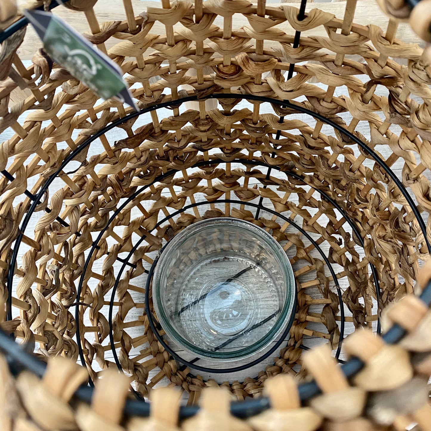 Boho Windlicht groß