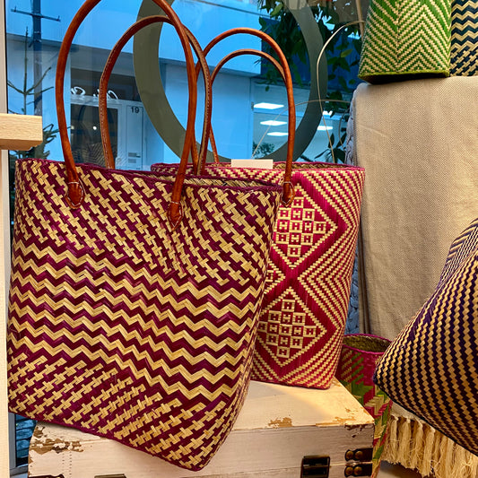 Bast- Strandtaschen- Fairtrade, handgefertigt
