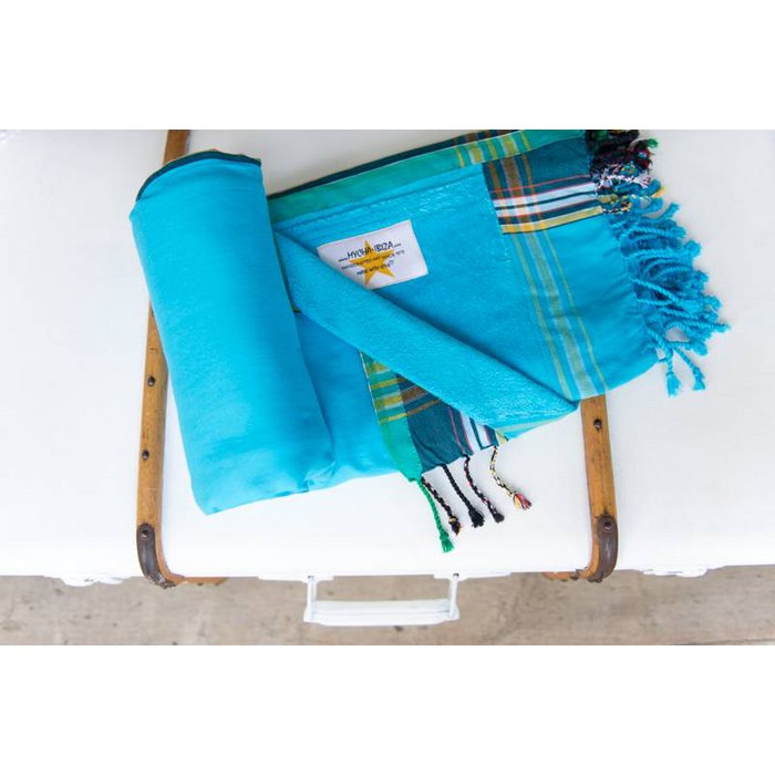 Kikoy Strandtuch Cala Corral, blau