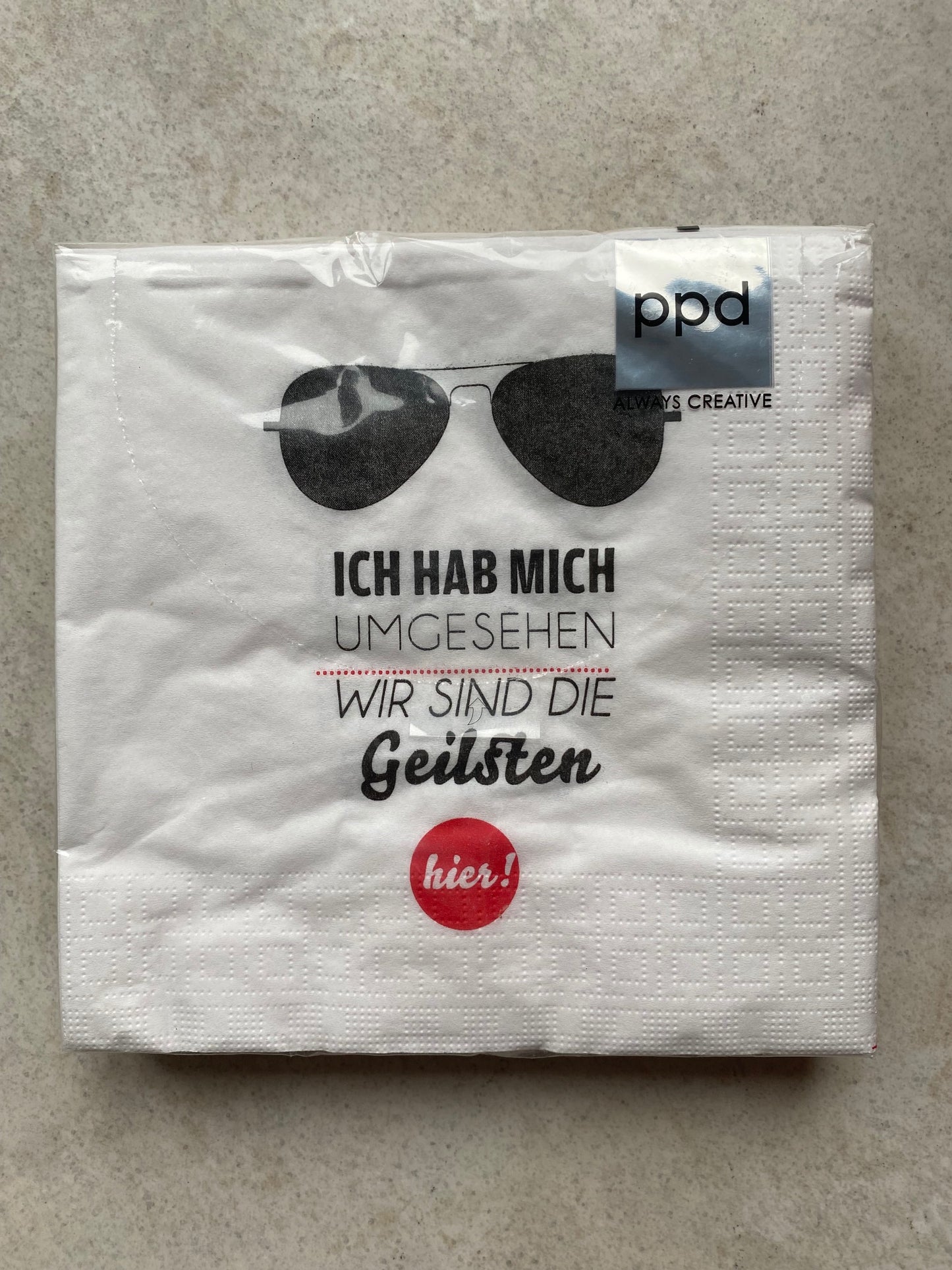 Servietten in versch. Varianten