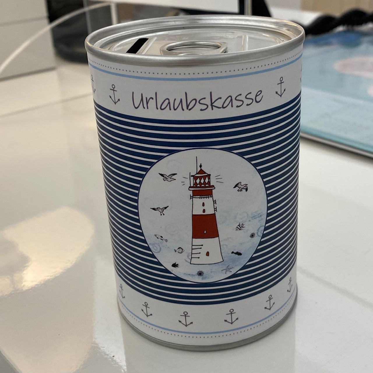 Spardose "Urlaubsgeld"/"Urlaubskasse"