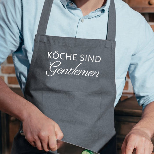 Küchenschürze Köche sind Gentlemen